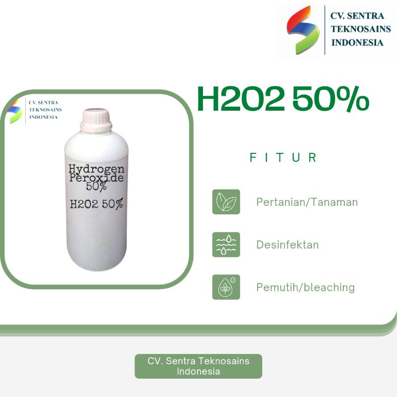 Jual Ready Stock H2o2 Hydrog3n Peroxide Hidrogen Peroksida 50 500