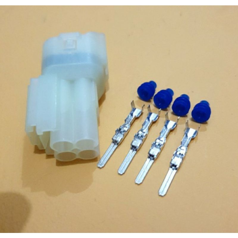 Jual soket socket dlc male honda & kawasaki 4 pin | Shopee Indonesia