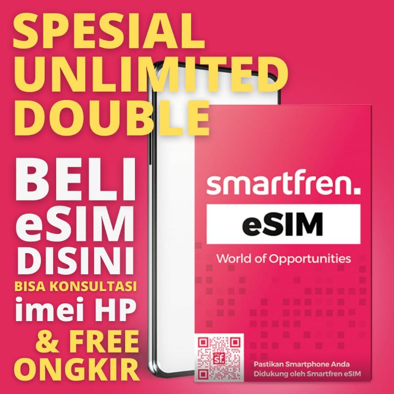 Jual ESIM SMARTFREN TERMURAH (GRATIS ONGKIR) | Shopee Indonesia