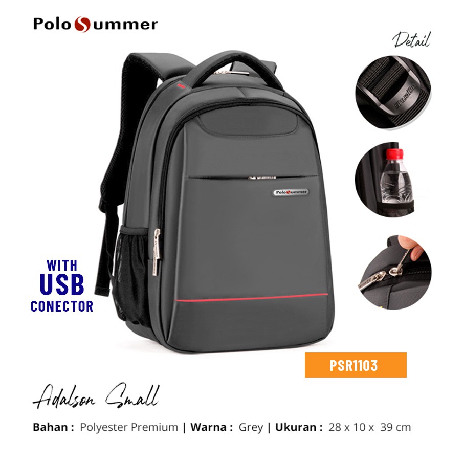 Jual TAS PRIA BACKPACK POLO ADBAG | TAS ANAK SEKOLAH SMA COWOK MODEL ...