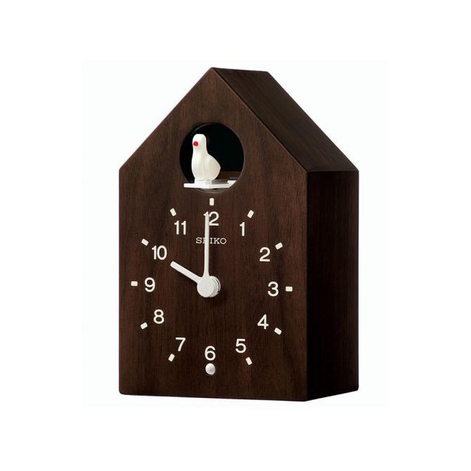 Jam Dinding Meja Cuckoo Clock Seiko Qxh070 Bird Sound Lamandatoko