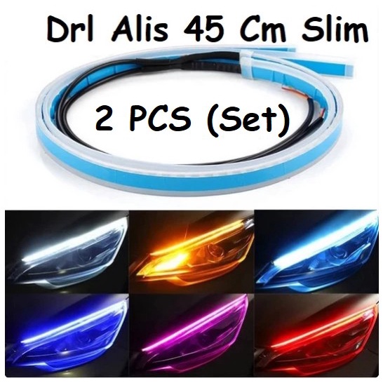 Jual Termurah Lampu Led Alis Drl Flexibel Fleksibel Slim Mobil Cm