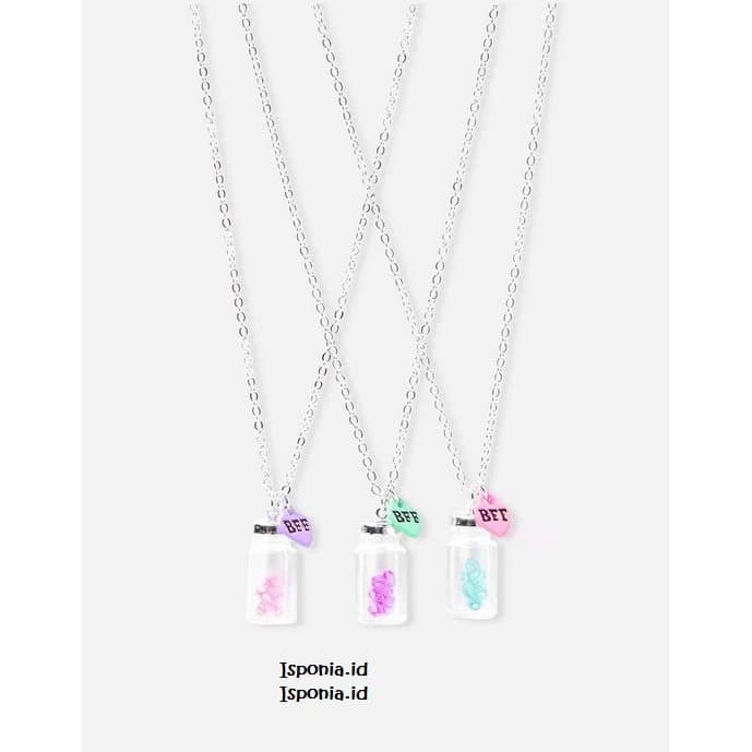 Justice bff deals necklaces for 3