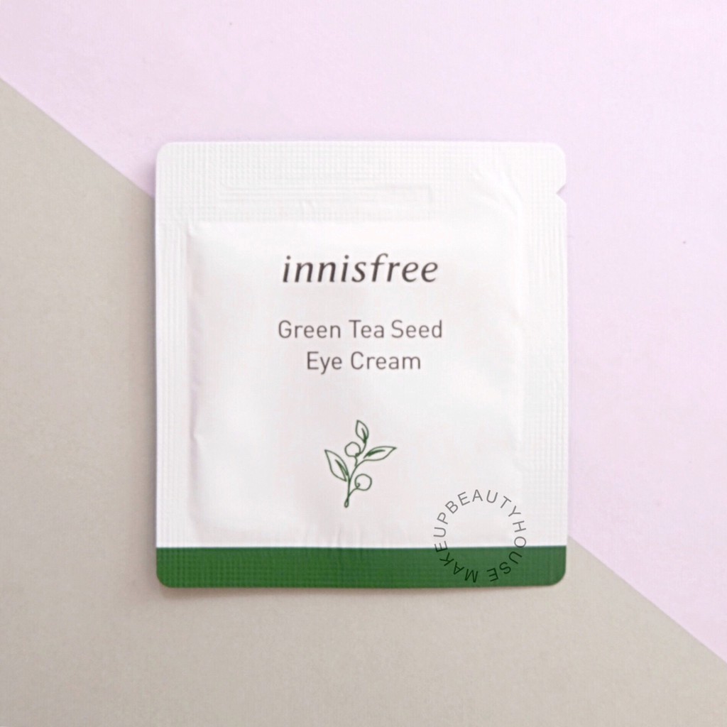 Jual SAMPLE SACHET - Innisfree Green Tea Seed eye cream 1 ml | Shopee ...