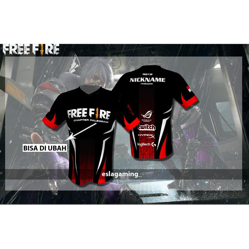 Jual Jersey Free Fire v3 Kaos Gaming Freefire Shopee Indonesia