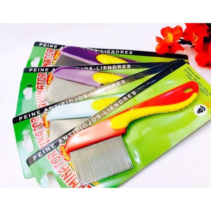 Jual Terminator Sisir Kutu Rambut - Sisir Serit - Sisir Penghilang Kutu ...