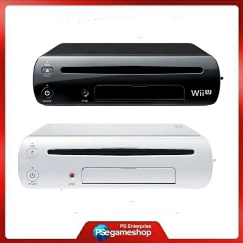 Jual Nintendo Wii U Console Only [Black/White] pre loved Shopee