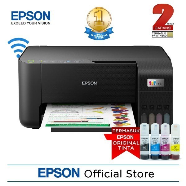 Jual Printer Epson L3250 A4 Ecotank All In One Ink Tank Wireless Shopee Indonesia 3142