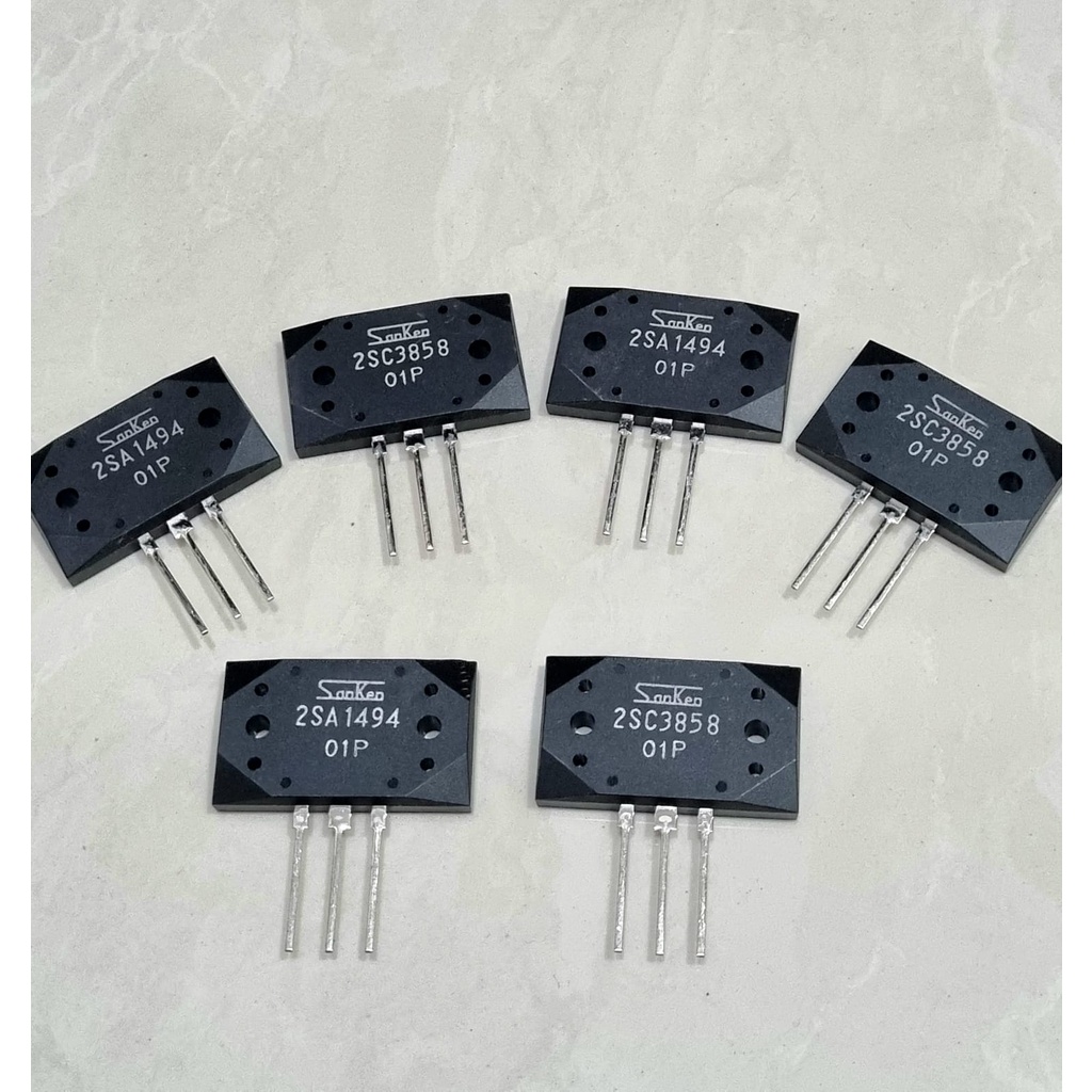 Jual TRANSISTOR FINAL SANKEN 2SA1494 2SC3858 ASLI ORI TR 2SA 1495 2SC ...