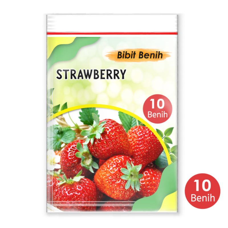 Nada fast benih jaya - Benih strawberry manis 4 musim isi 10 biji