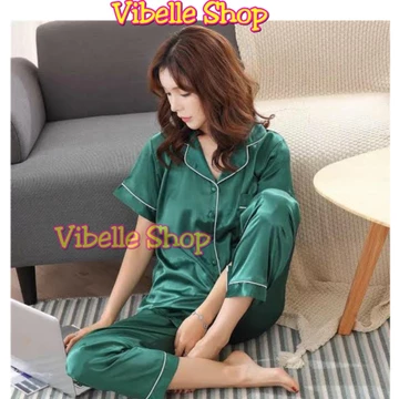 SATINCP Satin Silky Velvet Premium Vibelle Shop Grosir Baju Tidur CP Piyama Fashion Wanita