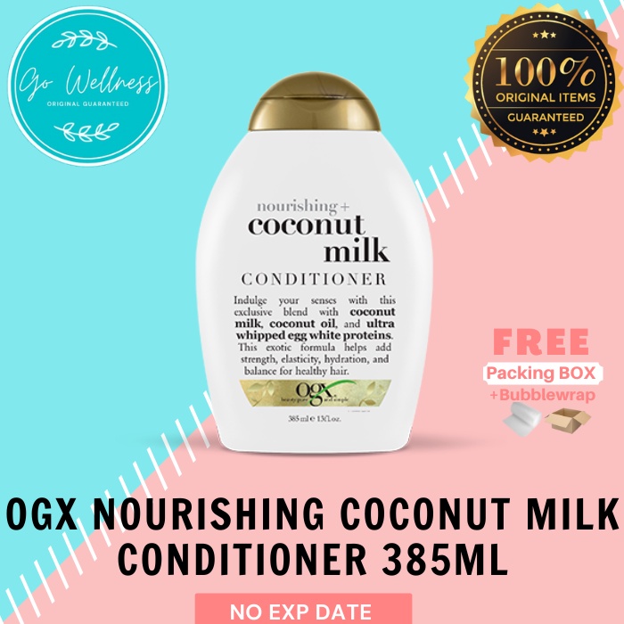 OGX Coconut Milk Conditioner – Feuchtigkeitsspendend Für Trockenes Haar (2x 88,7 Ml)