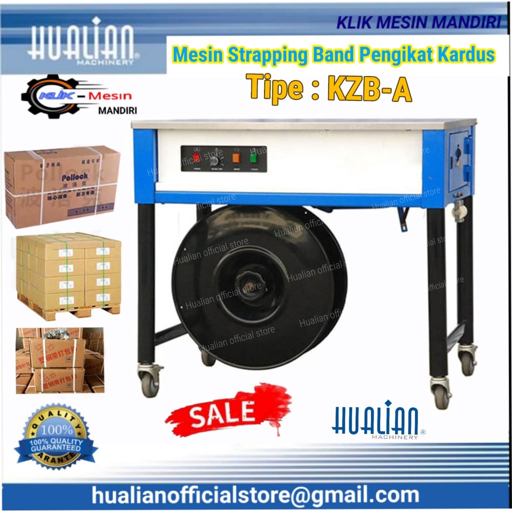Jual Mesin Strapping Band / Ikat Tali Strapping Kardus KZBA Hualian