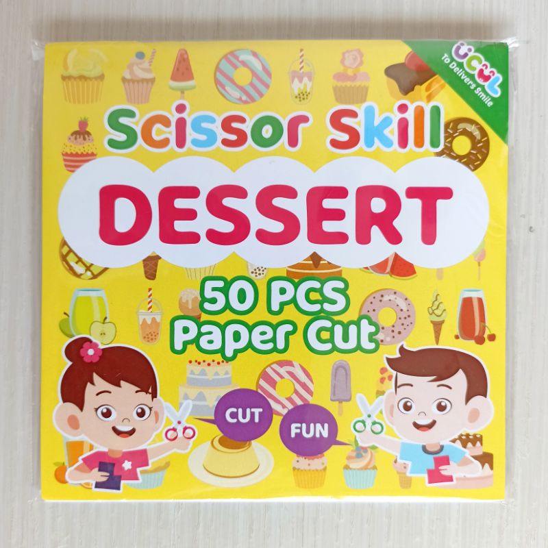 Jual Paper Cut Activity / Scissor Skill isi 50/ Menggunting Kertas ...