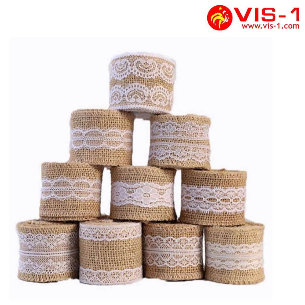 Jual Tali Renda / Tali Jute / Tali Rami uk 5cm*2m | Shopee Indonesia