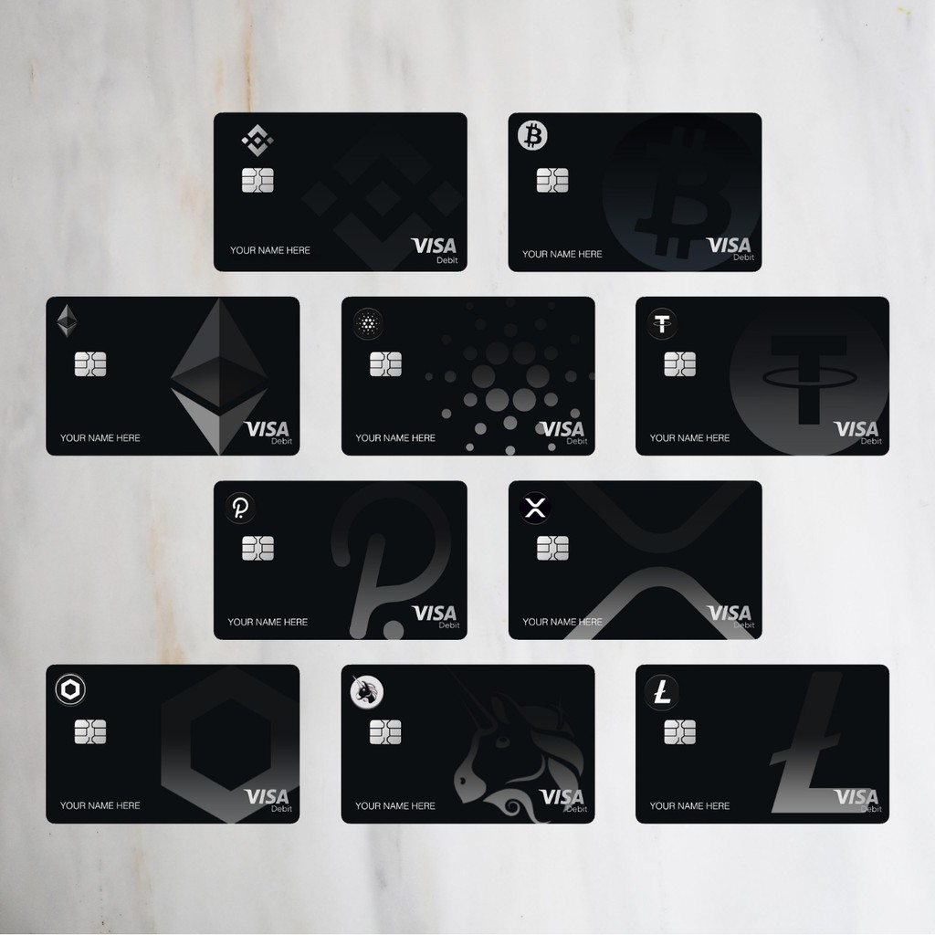 Jual [CRYPTO SERIES] CRYPTO BLACK CARDS ATM / Debit / Credit / Emoney ...