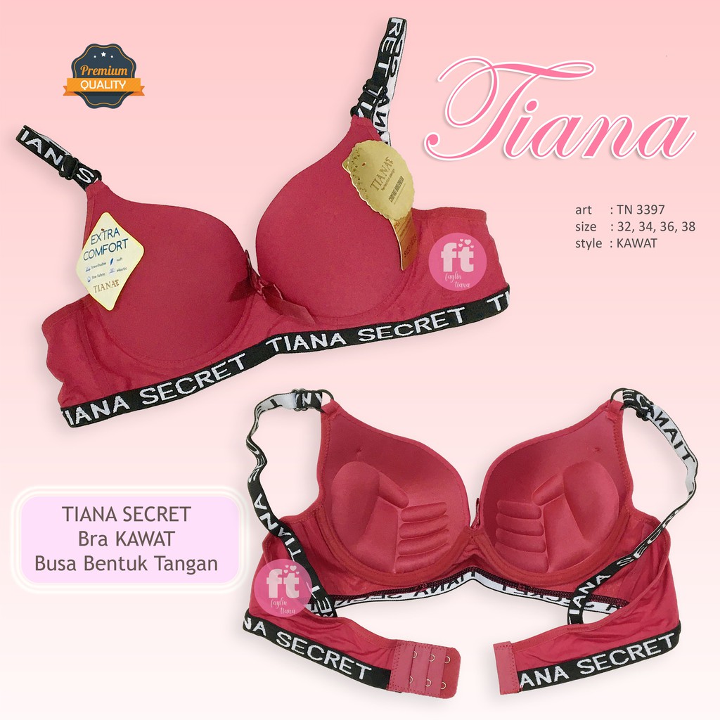 Jual TIANA, Bra KAWAT TIANA SECRET / Push Up Bra / BH Kawat TIANA SECRET /  art TN 3397