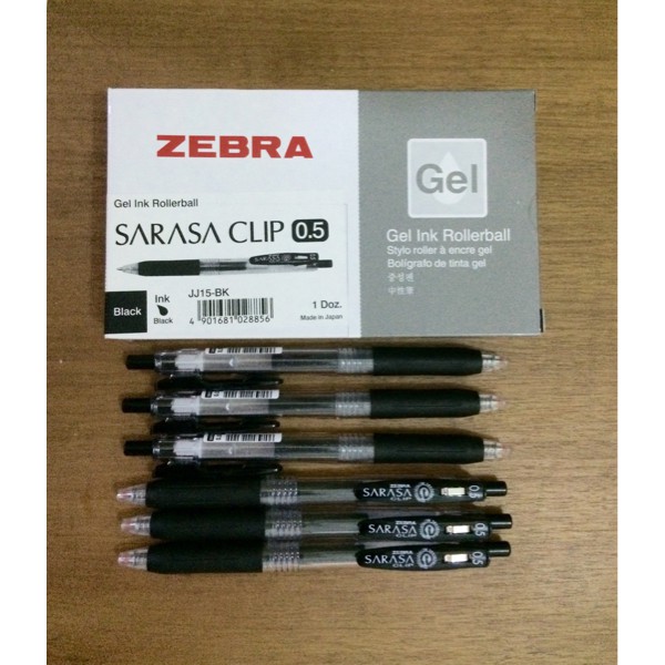 Jual Pulpen Pen Bolpen Ballpoint Zebra Sarasa Hitam Lusin Shopee Indonesia