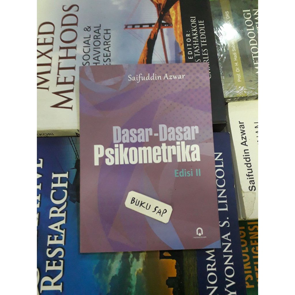 Jual Buku Dasar Dasar Psikometri Edisi 2 - Saifuddin Azwar ORIGINAL ...