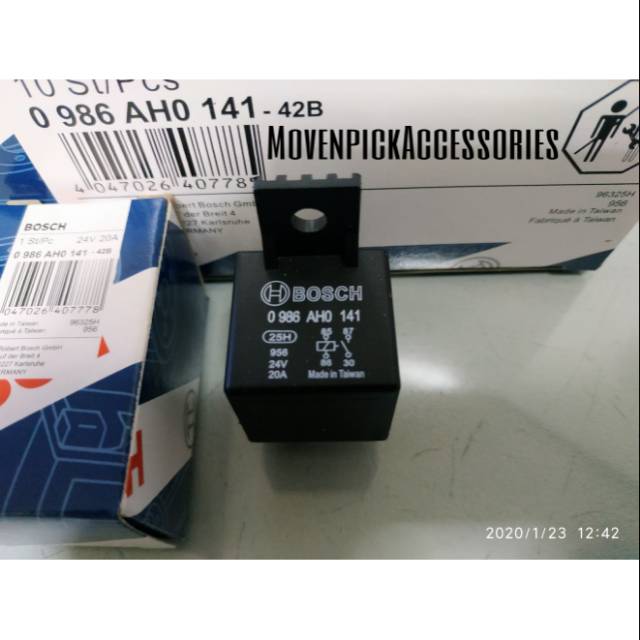 Jual RELAY BOSCH 24V 20A KAKI 4 ORIGINAL Shopee Indonesia