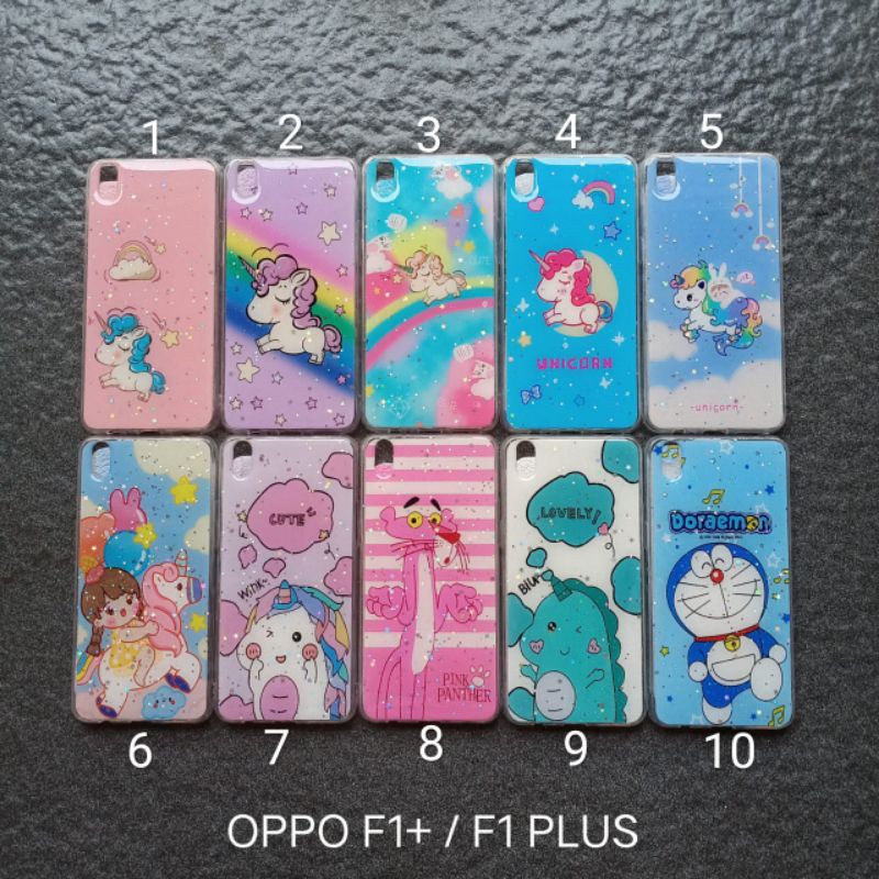 Jual soft case Oppo F1 PLUS F1+ R9 (3 motif gambar karakter