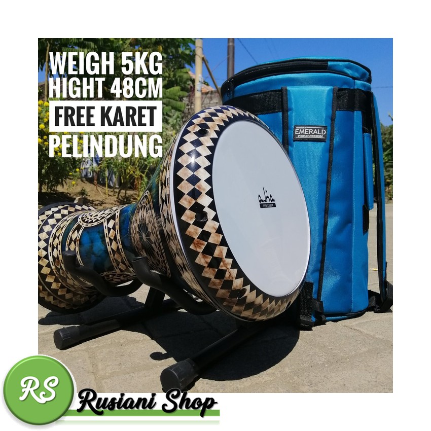 Jual Darbuka 9 Inch Alexandria Alumunium Gawharet Alat Musik Islami