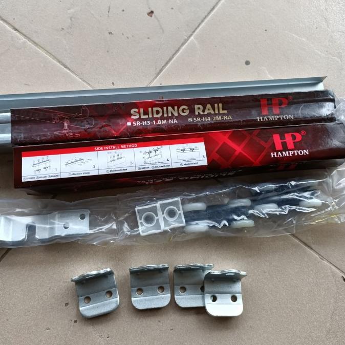 Jual KUSEN PINTU Rel Pintu Geser Sliding Rail Hampton Geser M H Bukan Dekkson Dekson Shopee