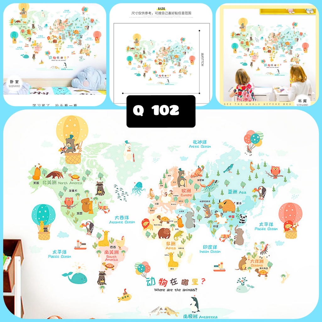Jual [GD] WALLSTICKER WALLSTIKER WALL SETIKER WALL STICKER STIKER ...