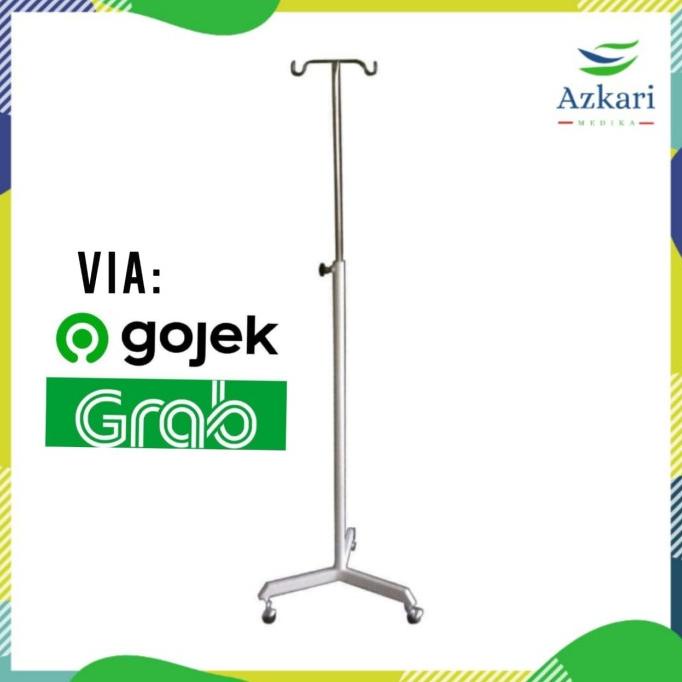 Jual Tiang Infus Kaki Roda Standar Standard Infus Shopee Indonesia