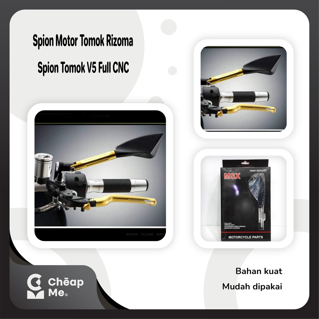 Jual SPION TOMOK RIZOMA FULL ALUMUNIUM / SPION MOTOR VARIASI | Shopee ...