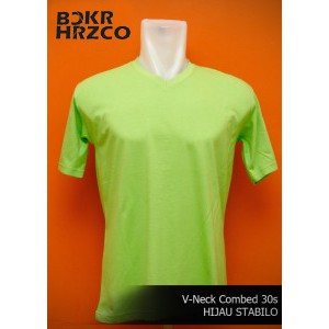 Jual Kaos Polos V Neck Cotton Combed S Kaos Polos Satuan Dan