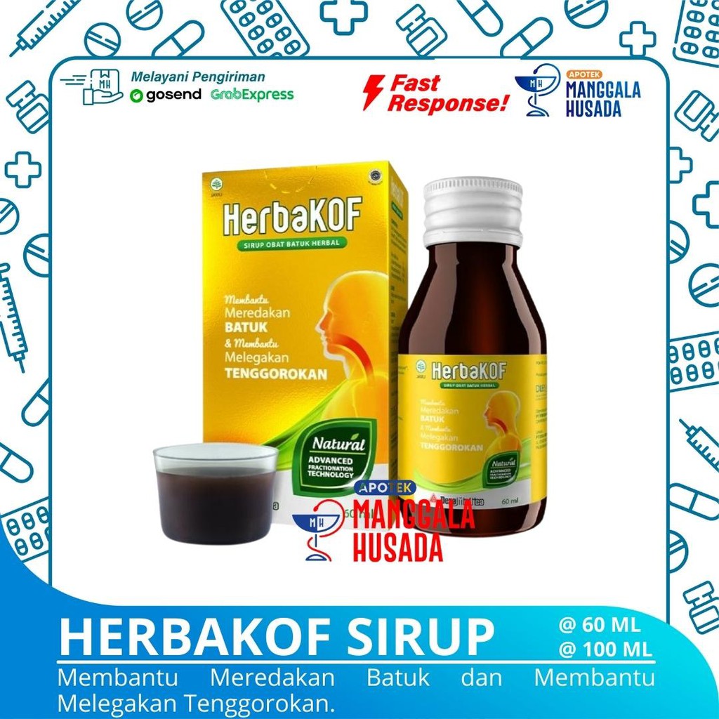 Jual HERBAKOF OBAT BATUK HERBAL Shopee Indonesia