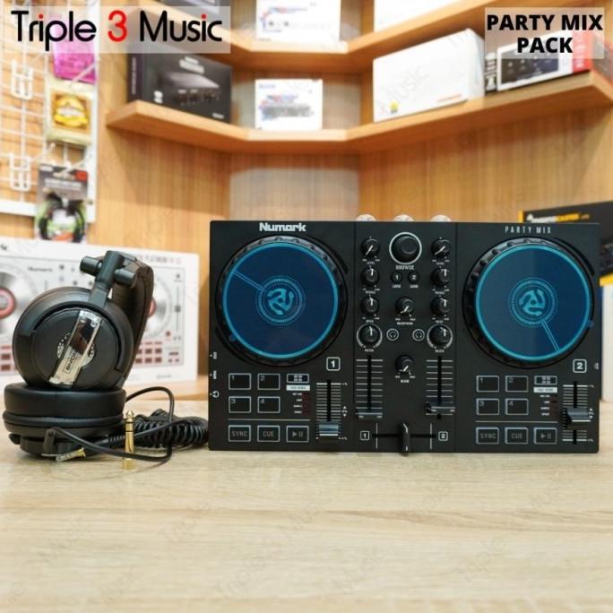 Jual New Paket Alat Dj Pemula Numark Party Mix Perform Pack With ...