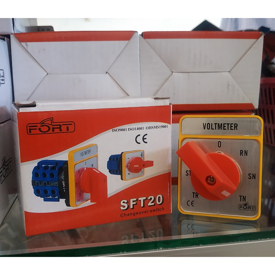 Jual FORT Selector / Rotary Switch / Changeover Switch Voltmeter 3P ...