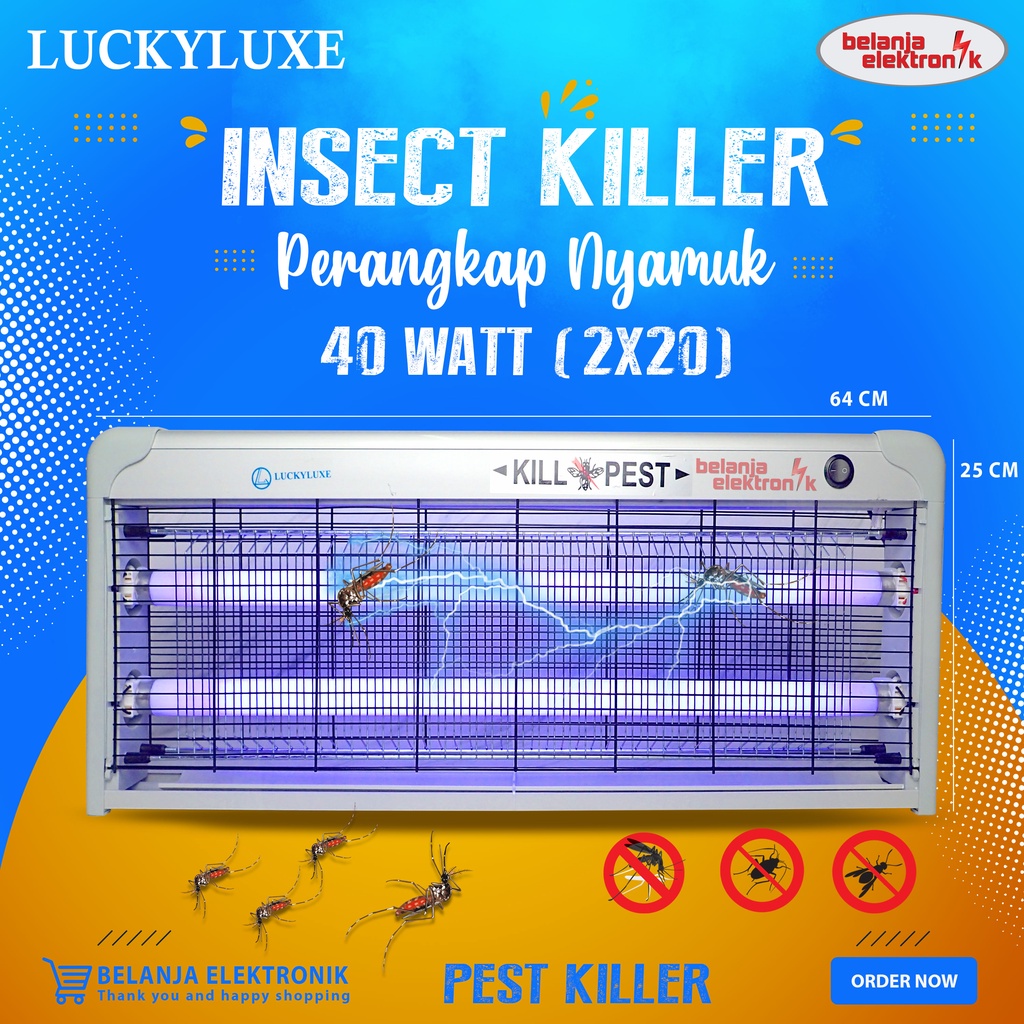 Jual INSECT KILLER PEST KILLER PERANGKAP NYAMUK SERANGGA 40 WATT ...