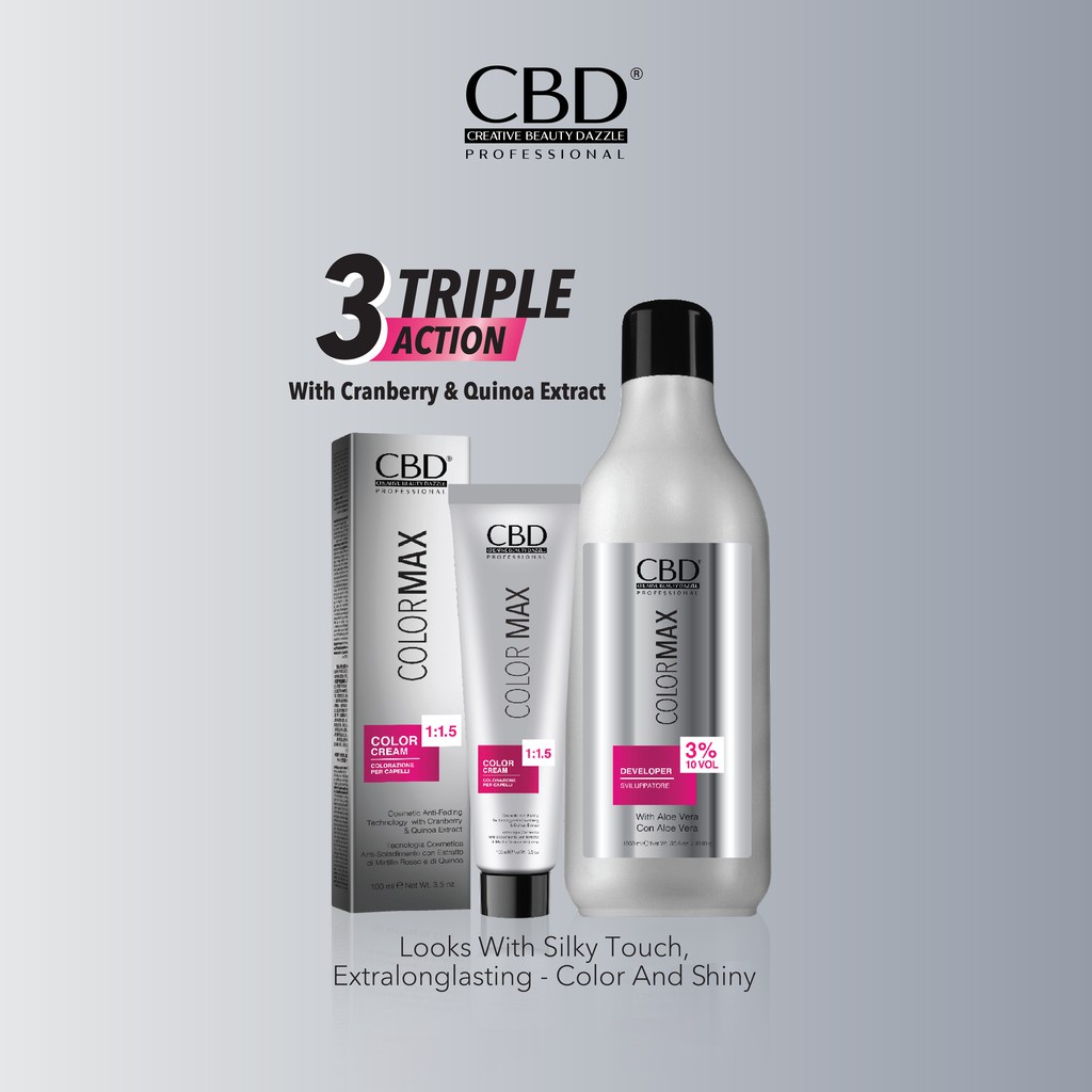 Jual CBD Color Max Developer Oxidant 1000ml / oxydant | Shopee Indonesia