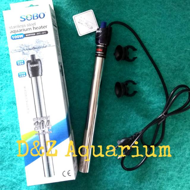 Jual Aquarium Heater 100 Watt Stainless Steel Pemanas Aquarium 150w |  Shopee Indonesia