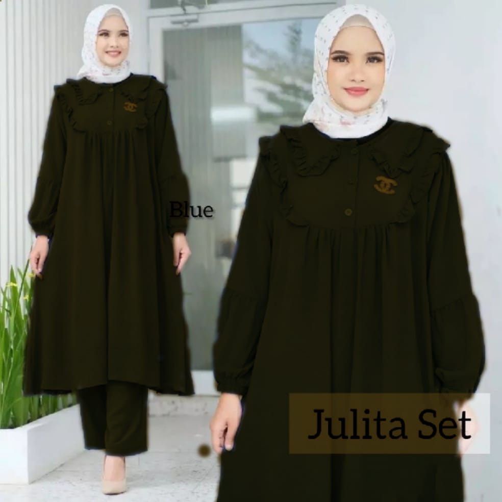 Jual Baju Setelan Wanita Jumbo 2022 Julita Set Setelan Wanita Dewasa