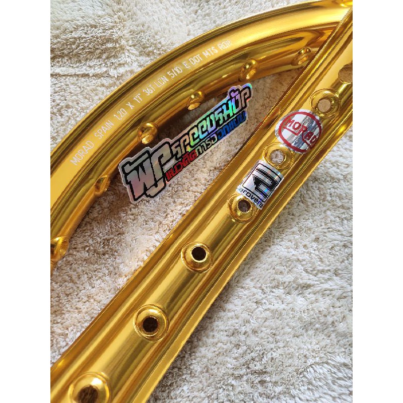 Jual velg Morad Spain arovera gold limited edition 17 x 120 | Shopee ...