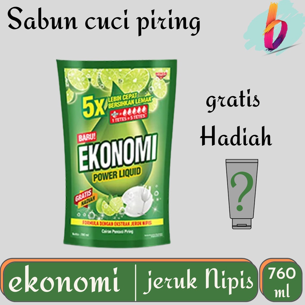 Jual Ekonomi Sabun Pencuci Piring Power Liquid Ml Shopee Indonesia