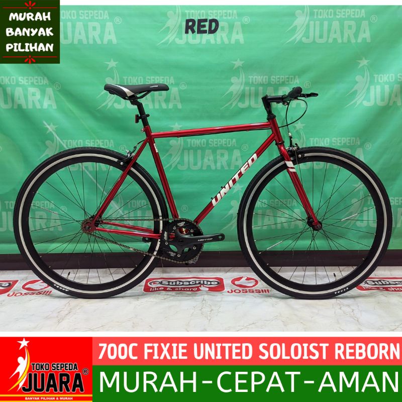 SEPEDA FIXIE UNITED SOLOIST REBORN HYBRID 700C