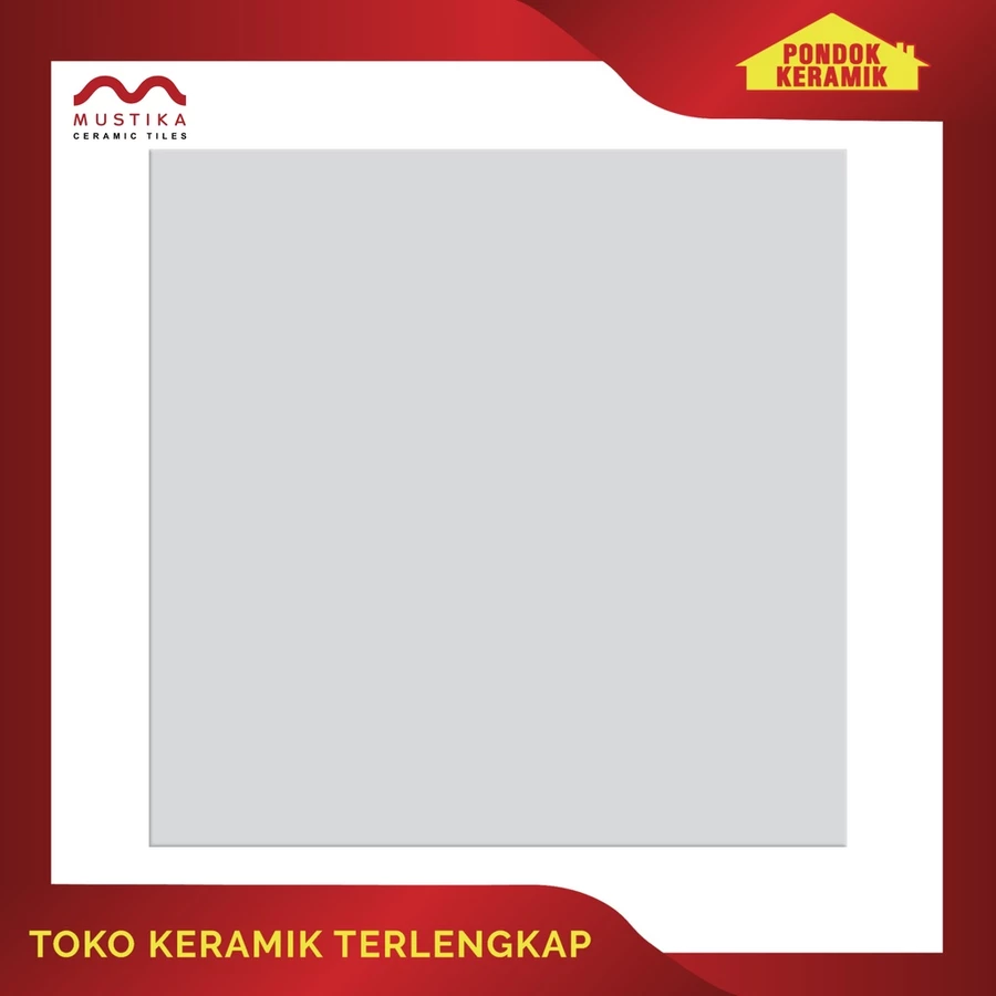 Keramik Lantai Mustika 60x60 Talas L Grey / Keramik Abu polos