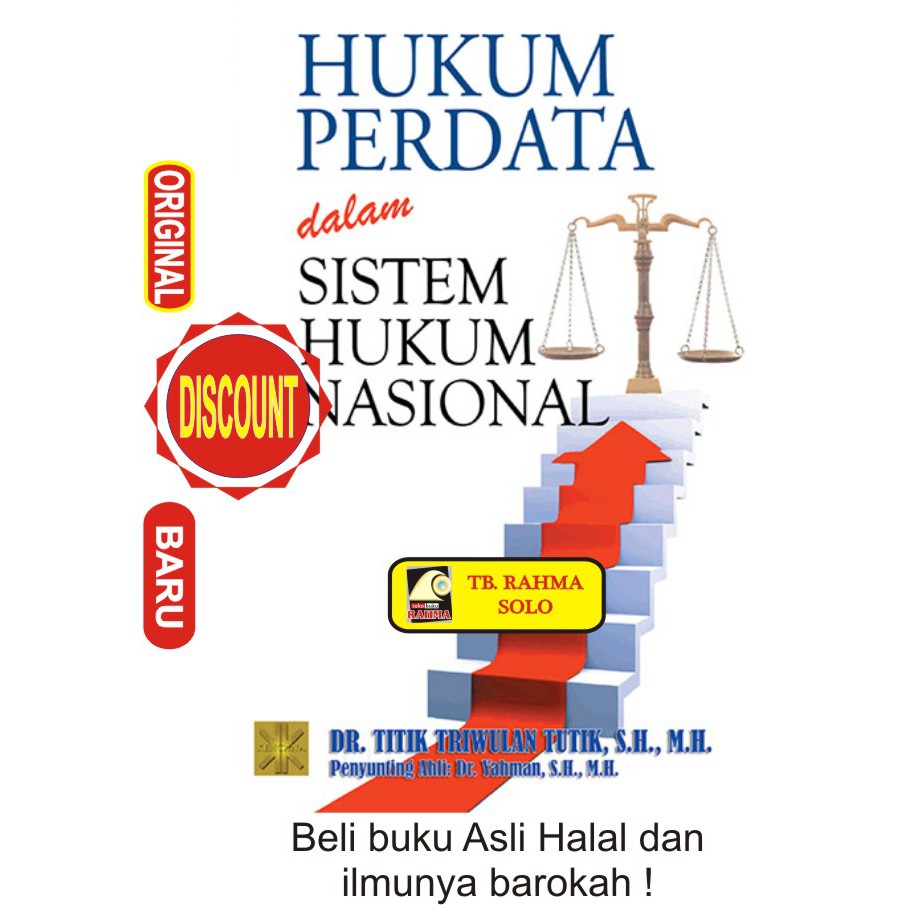 Jual Hukum Perdata Dalam Sistem Hukum Nasional Titik Triwulan Tutik