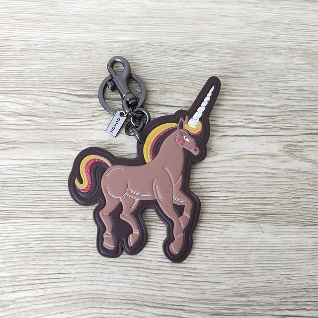 Jual MURAH Coach Unicorn Bag Charm Brown Shopee Indonesia