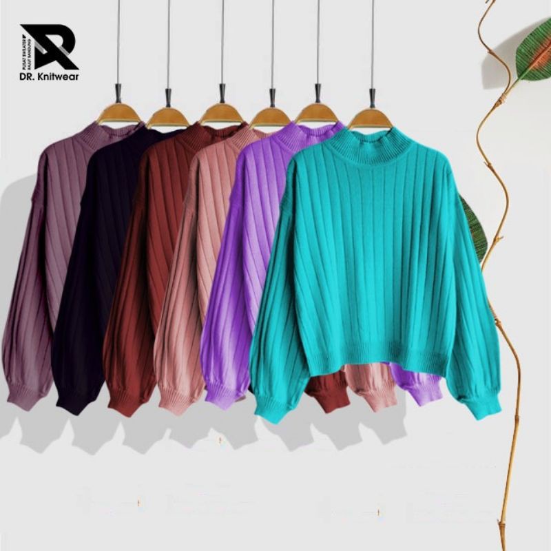 Jual Sweater Cewek Oversize Sweater Rajut Crop Baju Rajut Cewek Baju ...