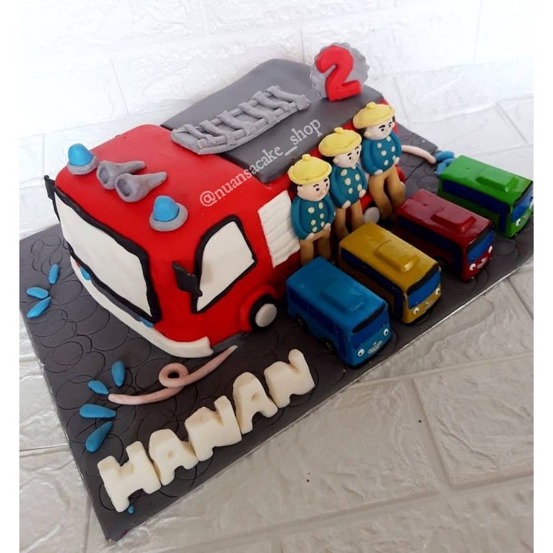 Jual KUE ULANG TAHUN CUSTOM / KUE ULANG TAHUN MOBIL PEMADAM