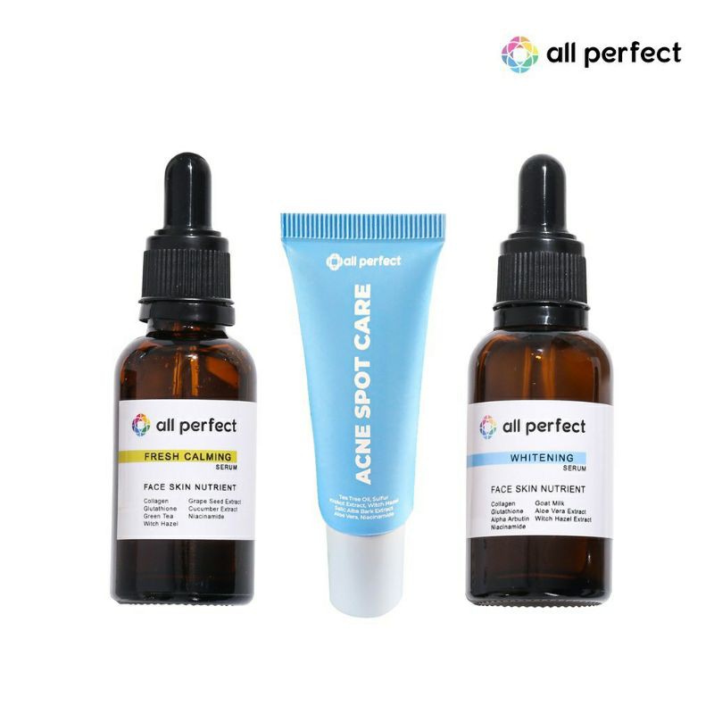 Jual All Perfect Bundling Package 3 (Serum + Acne Spot) | Shopee Indonesia