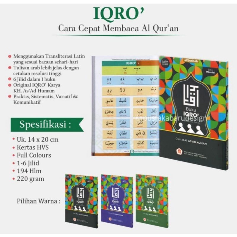 Jual Buku Iqro Edisi Milenial | Shopee Indonesia