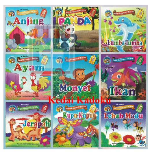 Jual Buku Anak, Buku Cerita Bergambar Seri Mengenal Hewan Bilingual ...