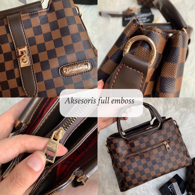 Real pict ! lv syahrini 3 ruang tas wanita tas import tas batam tas  selempang. Informasi harga. - Rendy iswanto86 - Medium